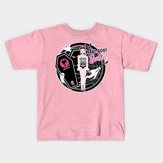 Mali-Boo Barbie Kids T-Shirt by David Hurd Designs